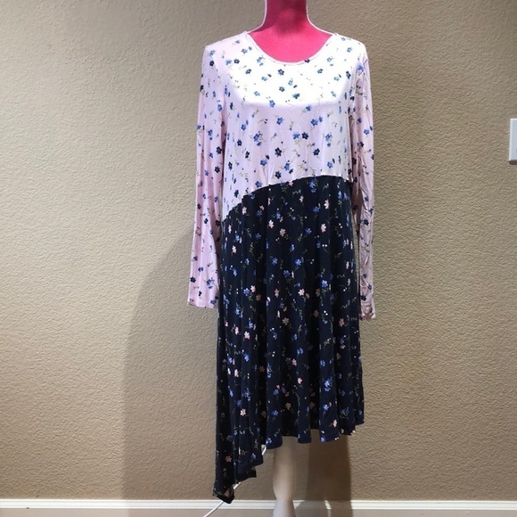 ASOS Maternity Mixed Print Tea Dress V Back 14 - Picture 3 of 7